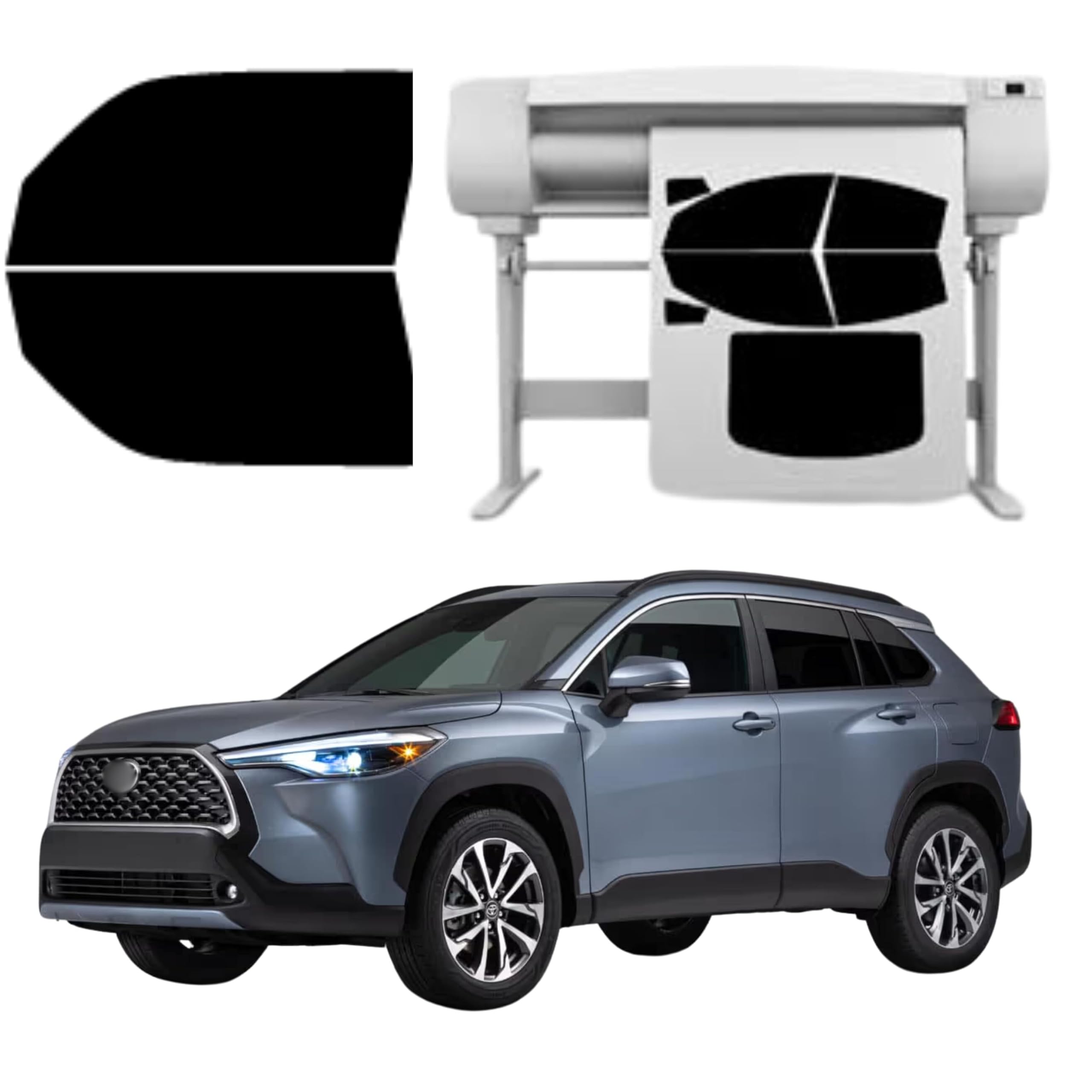Amazon.com: Precut Tint Kit Nano Carbon Film for Toyota Corolla
